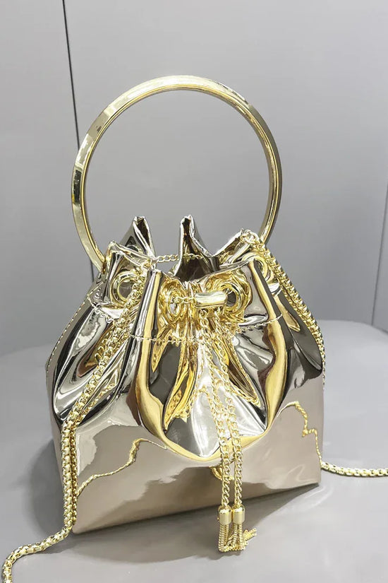 Women's Metallic Chain Shoulder Messenger Bag - DanaFashionstore