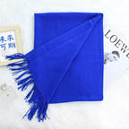 Annual Meeting Warm Cashmere Tassel Scarf - DanaFashionstore
