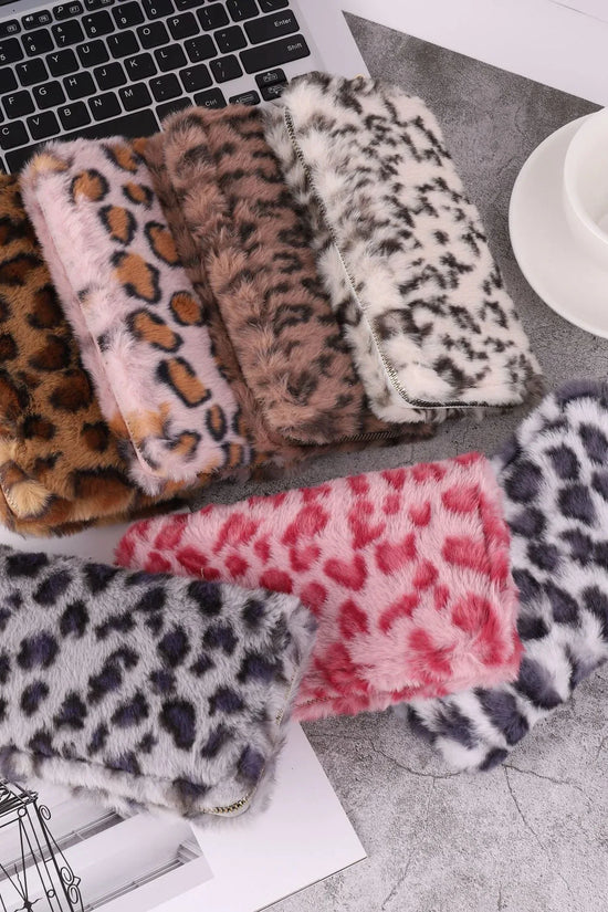 Creative Plush Coin Purse Fashion Leopard Print - DanaFashionstore