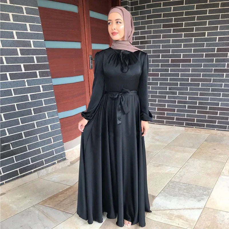 Middle East Saudi Muslim Dress - Elegant Cross-Border Islamic Abaya for Women - DanaFashionstore