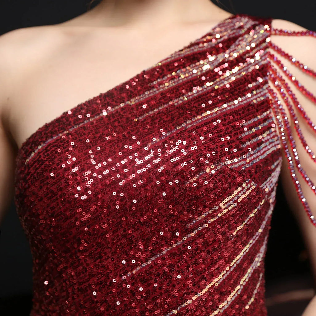 Party Evening Dress Sexy Long Section Was Thin Toast Bride - DanaFashionstore