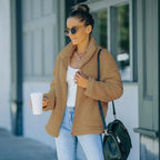 Fashionable Plush Warm Jacket Women - DanaFashionstore