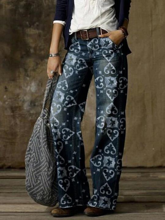 Plus Size Women's Casual Pants Thin Wide Leg Pants - DanaFashionstore