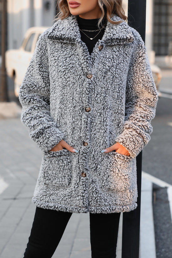 Casual Loose Cardigan Cotton-padded Jacket For Women