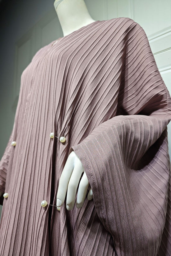 Muslim Women's Wear Modest Modern Fashion Turkish Striped Casual Plus Size Abaya Cardigan Robe