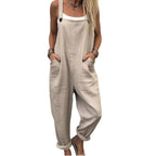 Vintage Print Loose Jumpsuit 2026 - European American Style Jumpsuit - DanaFashionstore