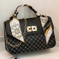 Street Trendy One-shoulder Fashion Printed Silk Scarf Diagonal Bag - DanaFashionstore