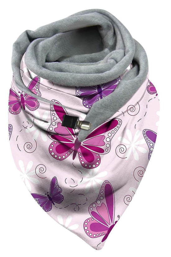 Women's Fashion Leisure Warm Clip Scarf