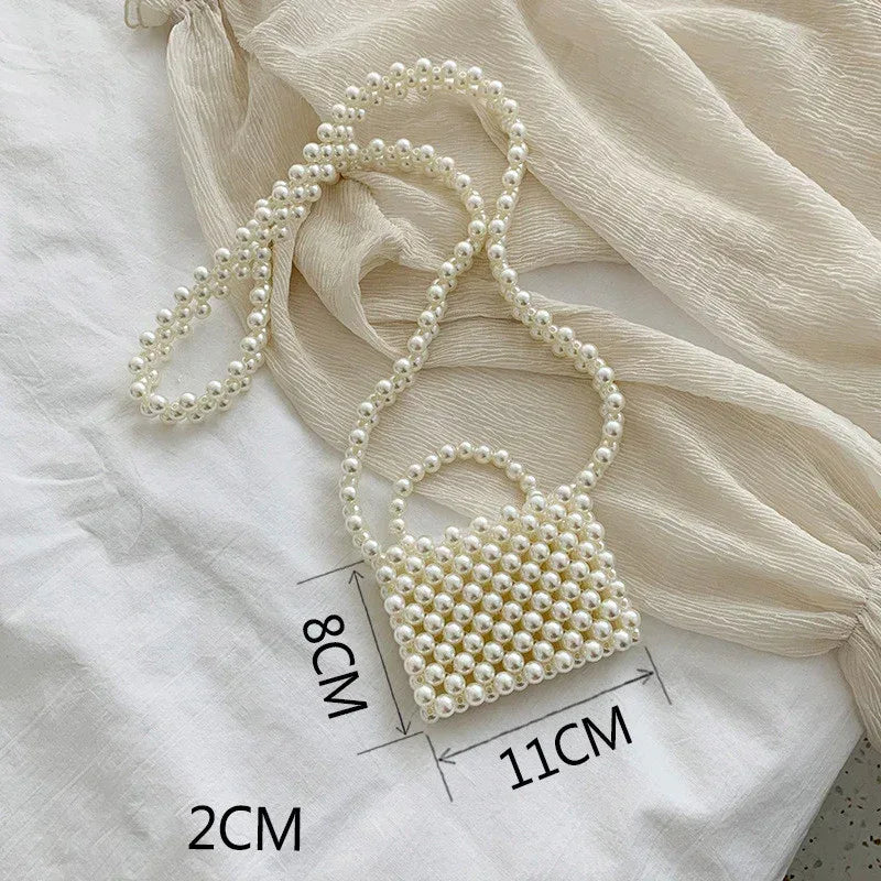 Pearl Bag Female Messenger Bag Wild Mini Retro Western Style Pearl - DanaFashionstore