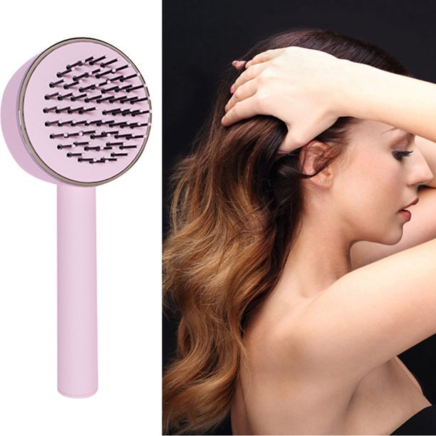 3D Air Cushion Massager Brush With Retractable Bristles Self Cleaning Hair Brush Massage One-key Self-cleaning Hair Brush Anti-Static Airbag Massage Comb For Women Curly Hair Brush $19.00 Dana Fashion Color: Pink Beauty Tools 3D Air Cushion Design: Our wo