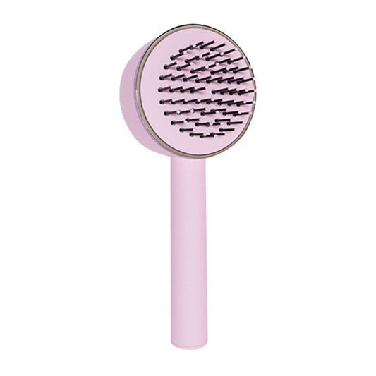 3D Air Cushion Massager Brush With Retractable Bristles Self Cleaning Hair Brush Massage One-key Self-cleaning Hair Brush Anti-Static Airbag Massage Comb For Women Curly Hair Brush $19.00 Dana Fashion Color: Pink Beauty Tools 3D Air Cushion Design: Our wo