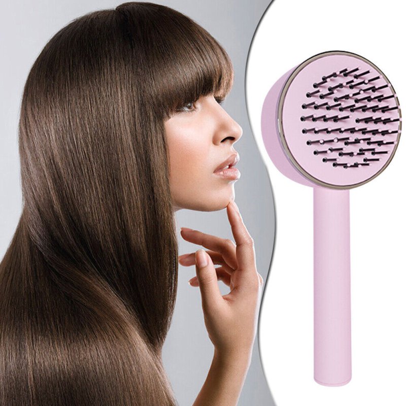 3D Air Cushion Massager Brush With Retractable Bristles Self Cleaning Hair Brush Massage One-key Self-cleaning Hair Brush Anti-Static Airbag Massage Comb For Women Curly Hair Brush $19.00 Dana Fashion Color: Pink Beauty Tools 3D Air Cushion Design: Our wo