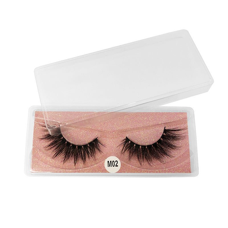 3D False eyelashes set $19.00 Dana Fashion Quantity: QMix 10 pairs makeup False eyelash stem category: plastic cotton thread stem Style: thick section Material: Imitation mink Production process: pure manual Item No.: M Series_Color Packing quantity: 100
