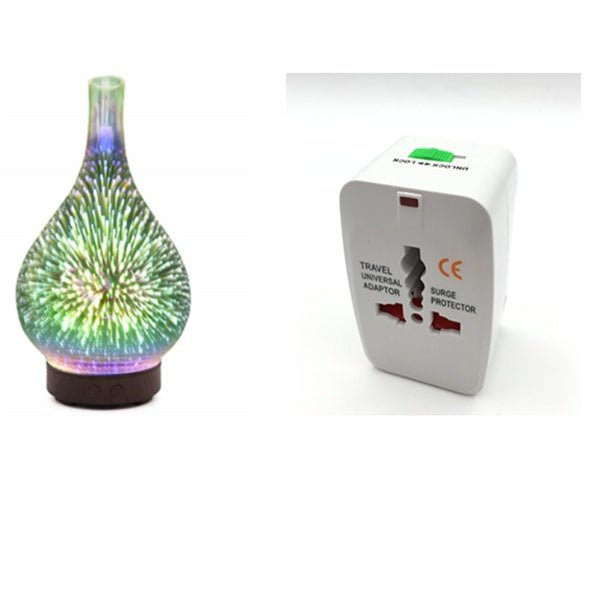 3D Glass Aroma Diffuser Colorful Lamp Humidifier Night Light $85.00 Dana Fashion Product specification: UP Special EU Beauty Tools Overview: 1. Aromatherapy & Atomizer Switch Press once and press again to stop the spray. 2. Color switch After turning on t