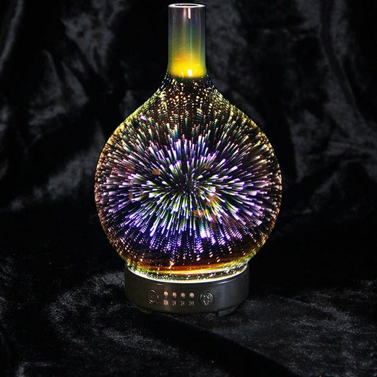 3D Glass Aroma Diffuser Colorful Lamp Humidifier Night Light $85.00 Dana Fashion Product specification: A AU Beauty Tools Overview: 1. Aromatherapy & Atomizer Switch Press once and press again to stop the spray. 2. Color switch After turning on the power,