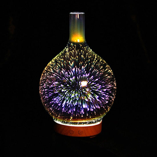3D Glass Aroma Diffuser Colorful Lamp Humidifier Night Light $85.00 Dana Fashion Product specification: A AU Beauty Tools Overview: 1. Aromatherapy & Atomizer Switch Press once and press again to stop the spray. 2. Color switch After turning on the power,