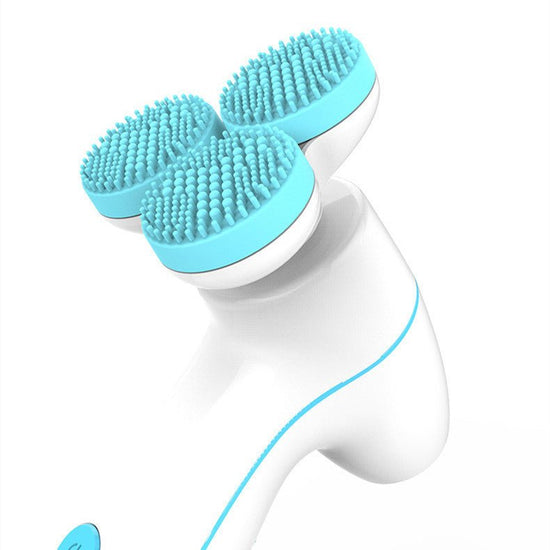 3D Smart Massage Cleanser Electric Cleanser Electric Silicone Facial Cleanser $55.50 Dana Fashion Color: Blue Beauty Tools Product information: Material: Silicone Style: simple at home Features: Lifting, cleansing Colour: blue, pink Packing list: Electric