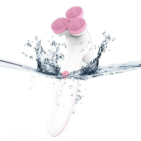 3D Smart Massage Cleanser Electric Cleanser Electric Silicone Facial Cleanser $55.50 Dana Fashion Color: Blue Beauty Tools Product information: Material: Silicone Style: simple at home Features: Lifting, cleansing Colour: blue, pink Packing list: Electric