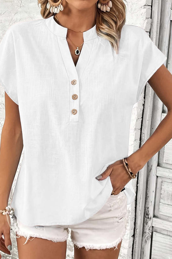 Retro Cotton And Linen Women's Casual Shirt