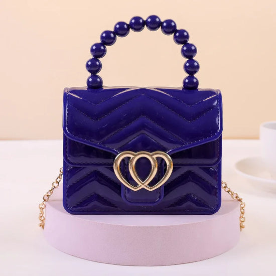 One Shoulder Messenger Mini Chain Key Pearl Jelly Bag - DanaFashionstore