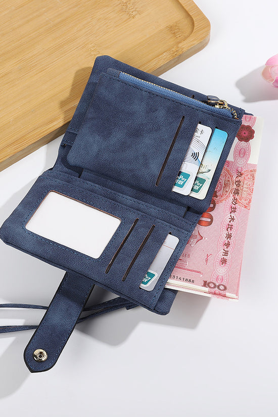 Short Korean Version PU Soft Leather Off Multi-slot Wallet And Coin Purse - Dana Fashion