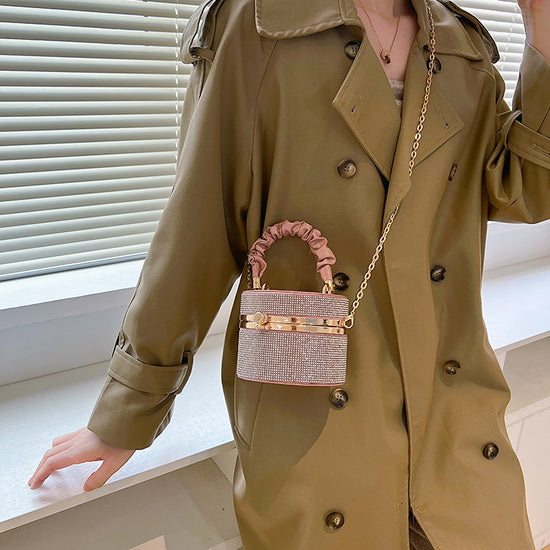 Women's Fashion All-matching Rhinestone Fashion Bucket Bag - Dana Fashion