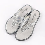 Flip-Flops Women's Slippers Diamond Rhinestones Phnom Penh Beach Shoes - DanaFashionstore