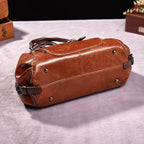 One-shoulder Portable Messenger Large-capacity Soft Leather Female Bag - DanaFashionstore