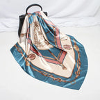 Digital Printed Square Silk Scarf - DanaFashionstore
