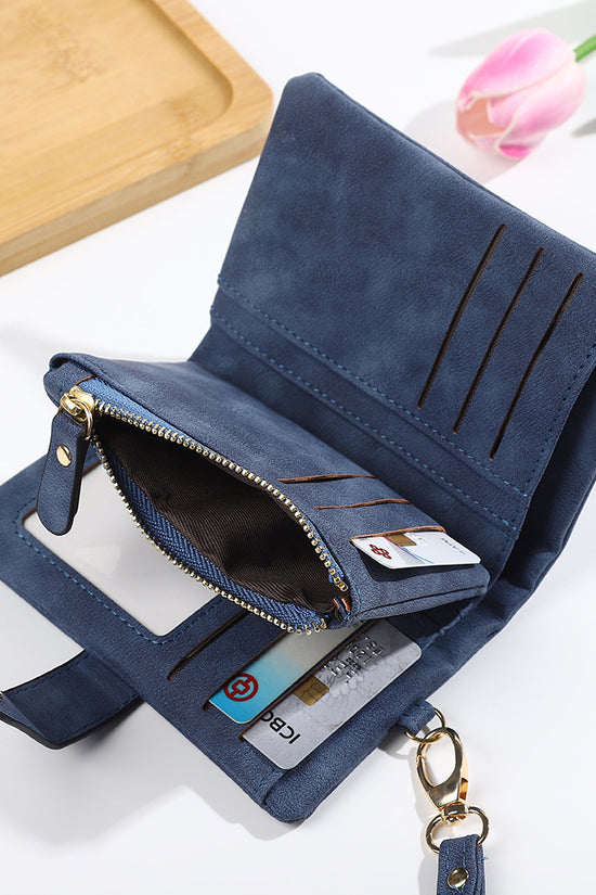 Short Korean Version PU Soft Leather Off Multi-slot Wallet And Coin Purse - Dana Fashion