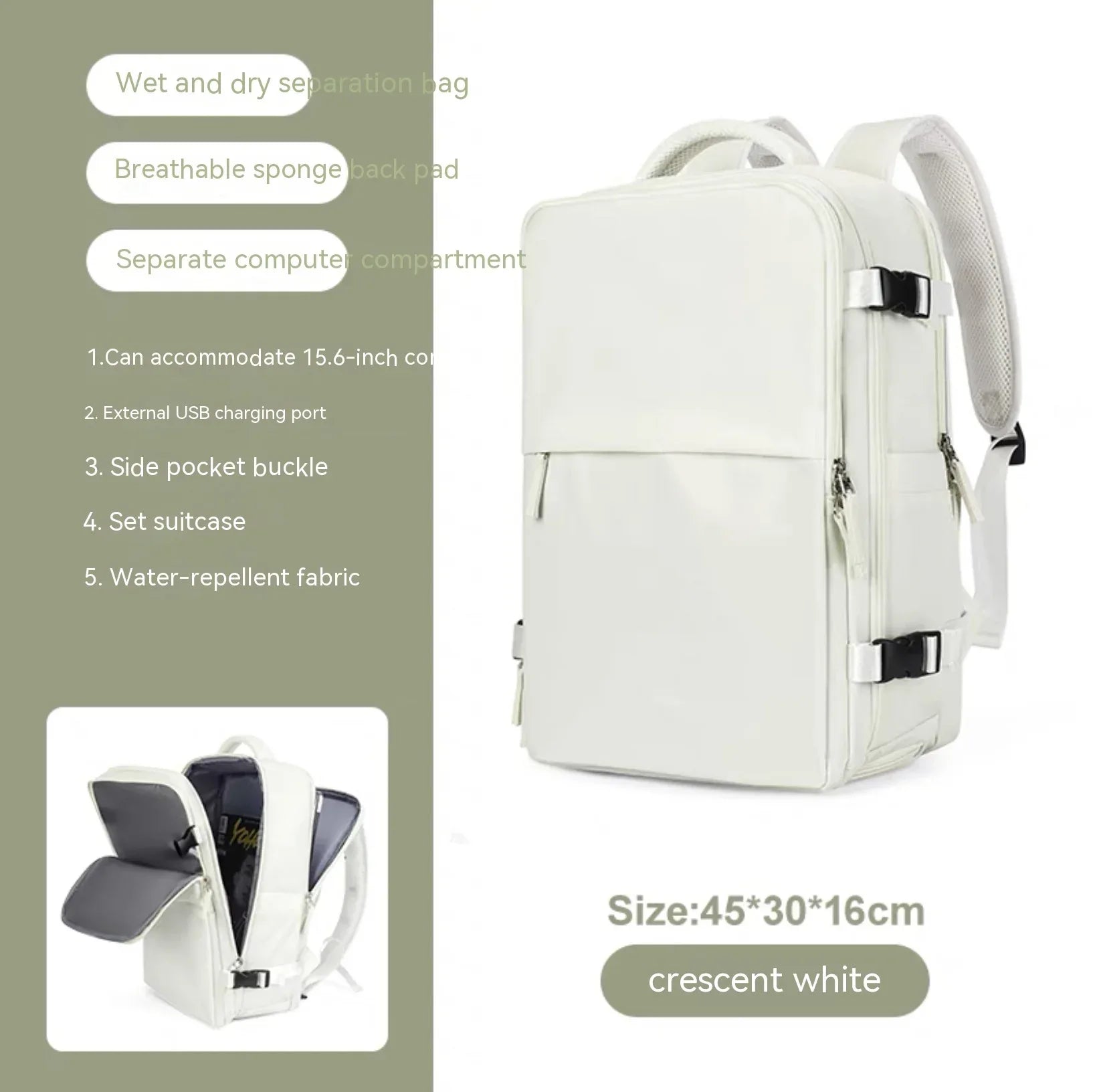 Large Capacity Multifunctional Travel Waterproof Mummy Backpack - DanaFashionstore