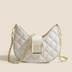 High-end New Fashion Rhombus Single Shoulder Underarm All-match Niche Texture Chain Messenger Bag - DanaFashionstore
