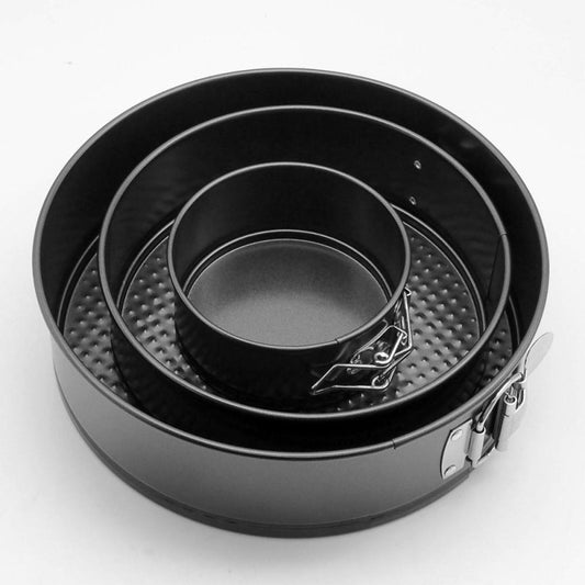 3PCS SET Non Stick Cake Tier Mold Baking Pan Tray Spring Form Round Bakeware $34.34 Dana Fashion Color: 23X23X7CM Dana's Kitchen Product information Shape: Round Material: Carbon steel Purpose: Making cakes Specification: 23X23X7CM