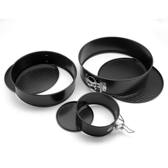 3PCS SET Non Stick Cake Tier Mold Baking Pan Tray Spring Form Round Bakeware $34.34 Dana Fashion Color: 23X23X7CM Dana's Kitchen Product information Shape: Round Material: Carbon steel Purpose: Making cakes Specification: 23X23X7CM