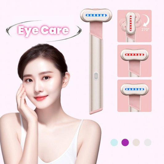 4 Colors Electric Eye Massager Red Blue Light Massage Eye Beautification Instrument Therapeutic Warmth Face Massage $50.00 Dana Fashion Specifications: English Color: Blue Beauty Tools Overview: 1. Microcurrent: Microcurrent uses low-voltage energy to sti