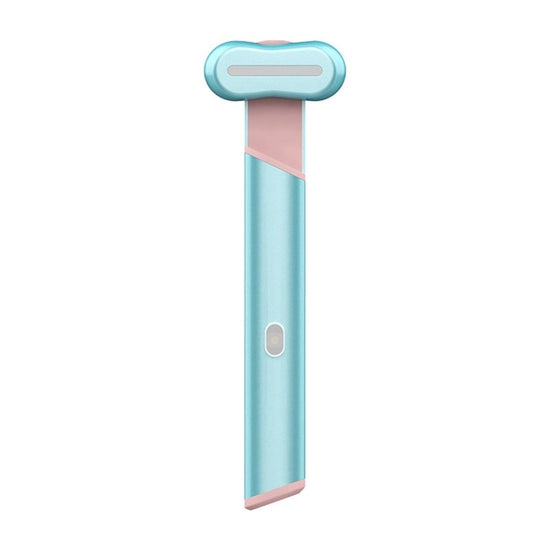 4 Colors Electric Eye Massager Red Blue Light Massage Eye Beautification Instrument Therapeutic Warmth Face Massage $50.00 Dana Fashion Specifications: English Color: Blue Beauty Tools Overview: 1. Microcurrent: Microcurrent uses low-voltage energy to sti
