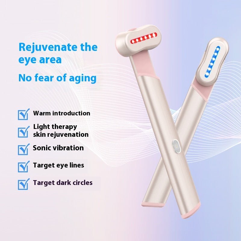 4 Colors Electric Eye Massager Red Blue Light Massage Eye Beautification Instrument Therapeutic Warmth Face Massage $50.00 Dana Fashion Specifications: English Color: Blue Beauty Tools Overview: 1. Microcurrent: Microcurrent uses low-voltage energy to sti