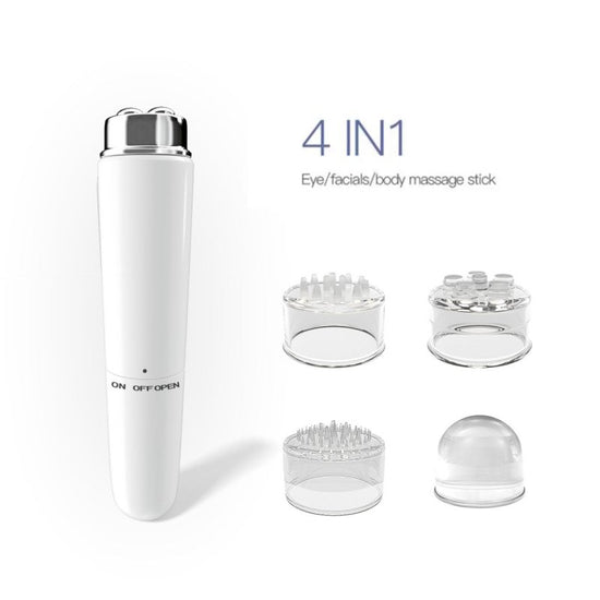 4 In 1 Electric Facial Massager Micro Vibration Eye Beauty Instrument For Relax Eye Dark Circles Eye Bags Puffiness Eye Massage $12.00 Dana Fashion Color Classification: White Beauty Tools Product information: Applicable scenario: family Gear: 1 gear Func