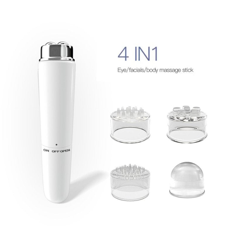 4 In 1 Electric Facial Massager Micro Vibration Eye Beauty Instrument For Relax Eye Dark Circles Eye Bags Puffiness Eye Massage $12.00 Dana Fashion Color Classification: White Beauty Tools Product information: Applicable scenario: family Gear: 1 gear Func