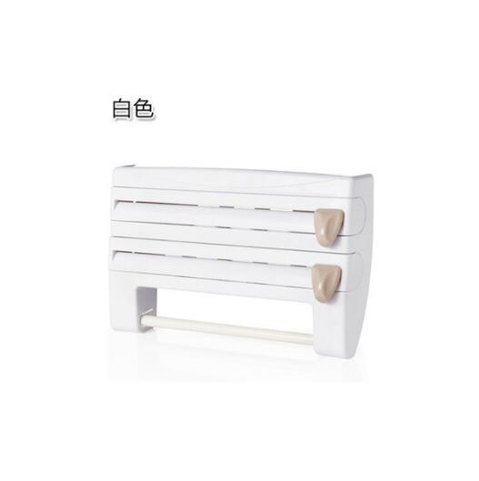 4-In-1 Kitchen Roll Holder Dispenser Kitchen Foil Film Wrap Tissue Paper 4 IN 1 Kitchen Roll Holder Dispenser $59.50 Dana Fashion Color: Brown Dana's Kitchen Overview: - Simple wall installation, screws and basic wall plugs included. - Dimensions: L 10 x