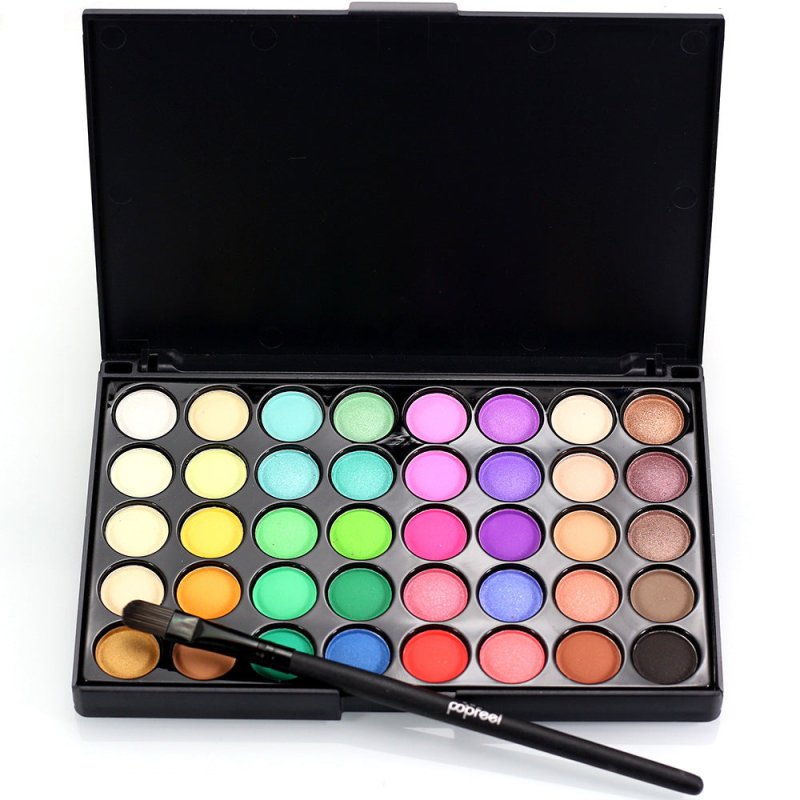 40 Colors Makeup Glitter Palette Waterproof $15.41 Dana Fashion Color: 01 makeup Product information: Material:Eyeshadow Style:Fashion minimalist Features:Trim Colour:1#,2#,12-z Size:50*100*10mm Packing list: Eyeshadow Palette*1