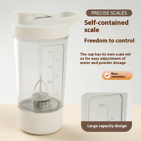400ML 14oz Electric Protein Powder Mixing Cup Automatic Shaker Mixer Shake Bottle Milk Coffee Blender Kettle Fro Gym 1200mAh $37.58 Dana Fashion Color: Black Dana's Kitchen Overview: Revolutionary Mixing: Achieve perfect mixes with our Electric Shaker Bot