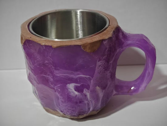 400ml Resin Mineral Crystal Coffee Mugs With Handles Elegant Fake Mineral Crystal Cup For Workplace Home Decor Christmas Gift Kitchen Gadgets $17.50 Dana Fashion Color: Purple Size: 10cm High style: Flat mouthed inner liner Dana's Kitchen Overview: 1. Gre
