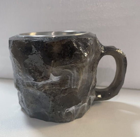 400ml Resin Mineral Crystal Coffee Mugs With Handles Elegant Fake Mineral Crystal Cup For Workplace Home Decor Christmas Gift Kitchen Gadgets $17.50 Dana Fashion Color: Gray Size: 10cm High style: Flat mouthed inner liner Dana's Kitchen Overview: 1. Great