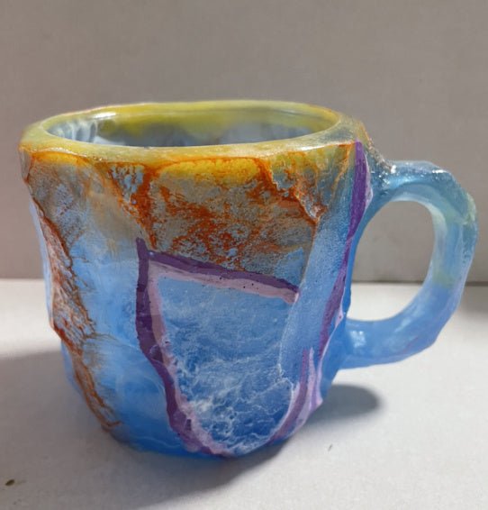 400ml Resin Mineral Crystal Coffee Mugs With Handles Elegant Fake Mineral Crystal Cup For Workplace Home Decor Christmas Gift Kitchen Gadgets $17.50 Dana Fashion Color: Colored Ore Size: 10cm High style: No inner liner Dana's Kitchen Overview: 1. Great Cl