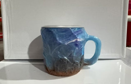 400ml Resin Mineral Crystal Coffee Mugs With Handles Elegant Fake Mineral Crystal Cup For Workplace Home Decor Christmas Gift Kitchen Gadgets $17.50 Dana Fashion Color: BZ013 Size: 10cm High style: Flat mouthed inner liner Dana's Kitchen Overview: 1. Grea