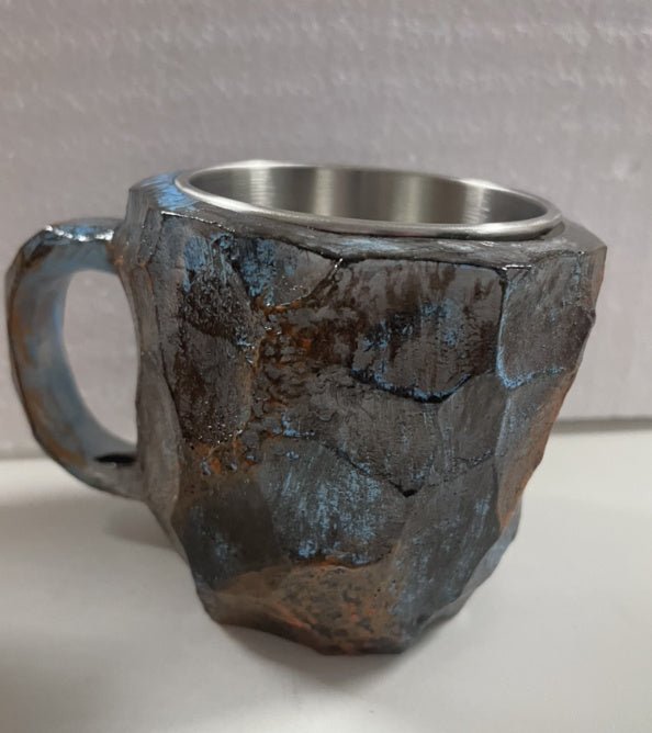 400ml Resin Mineral Crystal Coffee Mugs With Handles Elegant Fake Mineral Crystal Cup For Workplace Home Decor Christmas Gift Kitchen Gadgets $17.50 Dana Fashion Color: Blue Ore Size: 10cm High style: Flat mouthed inner liner Dana's Kitchen Overview: 1. G