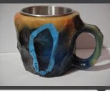 400ml Resin Mineral Crystal Coffee Mugs With Handles Elegant Fake Mineral Crystal Cup For Workplace Home Decor Christmas Gift Kitchen Gadgets $17.50 Dana Fashion Color: BZ013 Size: 10cm High style: Flat mouthed inner liner Dana's Kitchen Overview: 1. Grea
