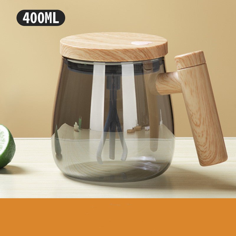 400ML Self Stirring Coffee Mug Electric Mixing Glass Coffee CupHigh Speed Fast Automatic Coffee Cup For Gyms Dining Room Kitchen Gadgets $59.13 Dana Fashion Color: Transparent gray capacity: 400ml Dana's Kitchen Overview: 1. Perfectly Mixed Drinks: This s