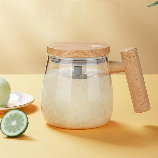 400ML Self Stirring Coffee Mug Electric Mixing Glass Coffee CupHigh Speed Fast Automatic Coffee Cup For Gyms Dining Room Kitchen Gadgets $42.51 Dana Fashion Color: Champagne Gold capacity: 400ml Dana's Kitchen Overview: 1. Perfectly Mixed Drinks: This sel